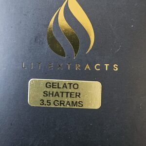 Lit Extracts Shatter- Gelato   3.5G