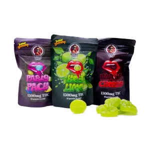 Mama Anne’s Edibles – Blue Raspberry Gummy – 1500mg THC