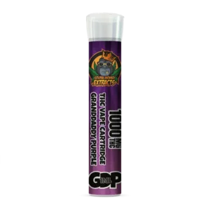Golden Monkey Extracts – Premium 1000MG THC Cartridges – 1ML Grand Daddy Purple