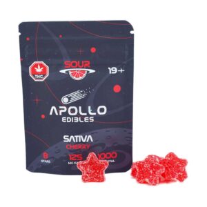 Apollo – Shooting Star Gummies (1000mg) – Sour Cherry (Sativa)