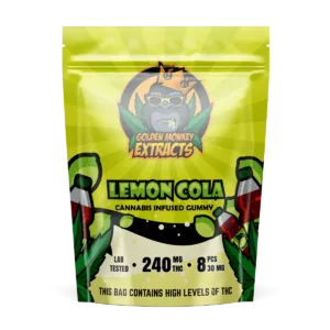 Golden Monkey Extracts Lemon Colas- 240mg  THC