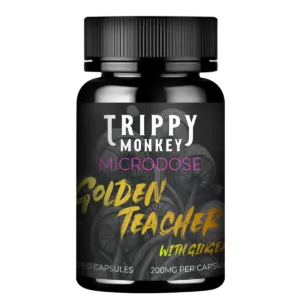 Trippy Monkey – Microdose Capsules – 15 x 200mg – Golden Teacher