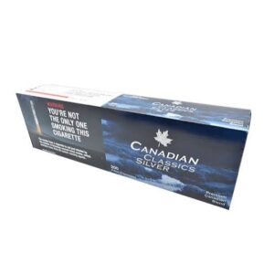 Canadian Classics Silver Cigarettes  Carton